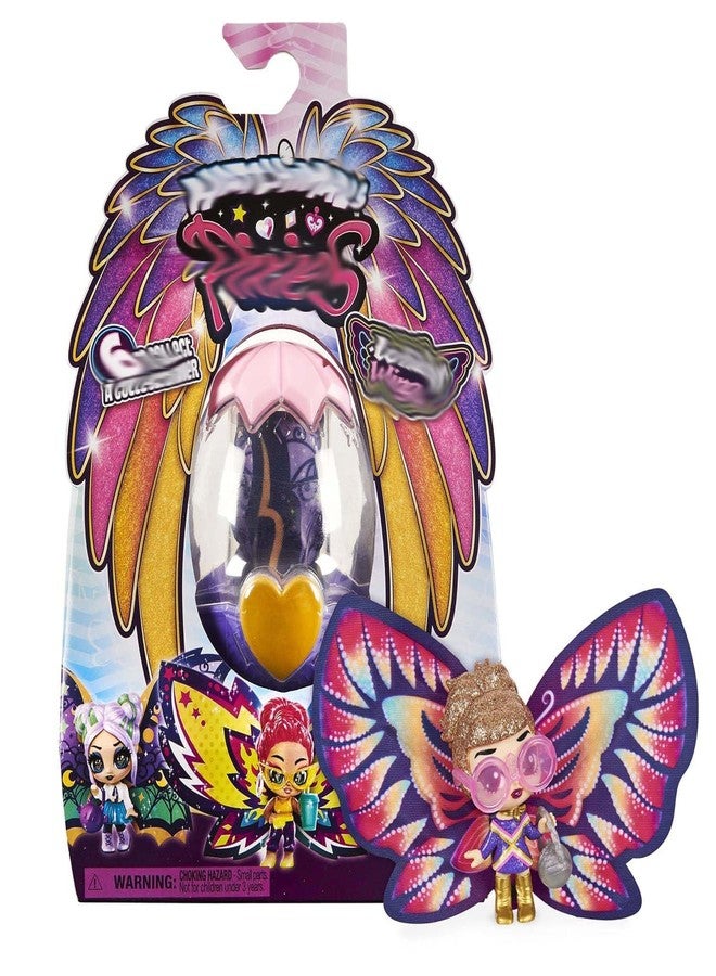Breatoi Hatch Pixi'ees, Wil-der Wings Pixi'ees with Fabric Wings and 2 Accessories (Styles May Vary) - Image 2